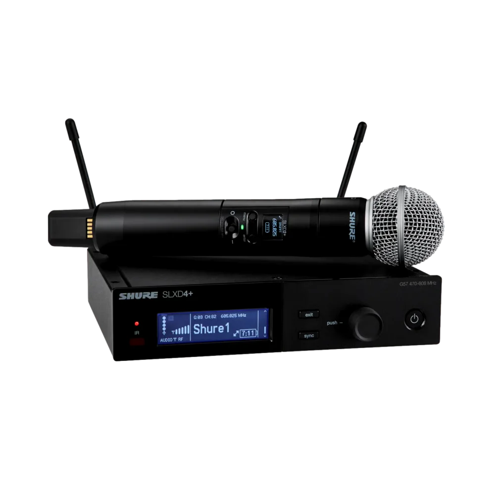 מערכת סאונד אלחוטית דגם SLXD24+ 58 מבית Shure
