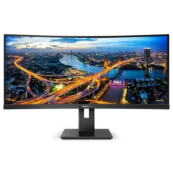 Philips 345B1C – מסך קעור אולטרה-רחב 34 עם 2K, DP ורמקולים