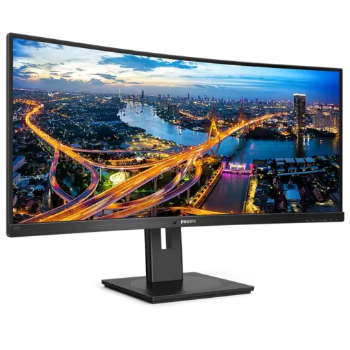 Philips 345B1C – מסך קעור אולטרה-רחב 34 עם 2K, DP ורמקולים