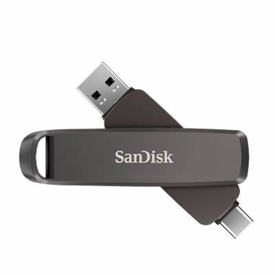 התקן זיכרון נייד SanDisk Extreme PRO Dual Drive 2TB USB 3.2 עם חיבור Type-C ו-Type-A