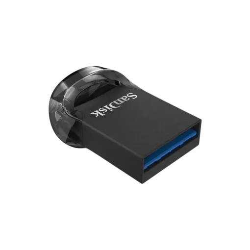 זיכרון נייד SanDisk Ultra Fit USB 3.1 256GB מהיר ומאובטח באחריות יבואן רשמי
