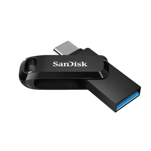 זיכרון נייד דו-כיווני SanDisk Ultra Dual Go 512GB Type-C USB3.1 באחריות יבואן רשמי