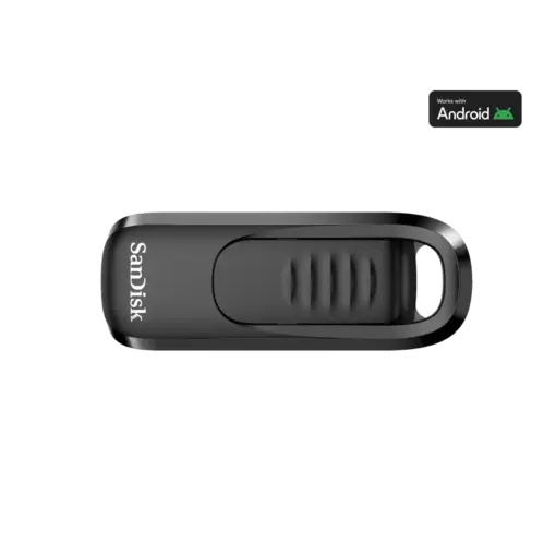 כונן USB נייד SanDisk Ultra Slider USB Type-C 512GB