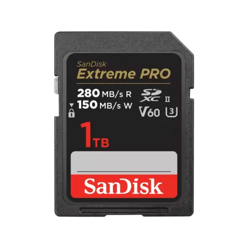 כרטיס זיכרון SanDisk Extreme PRO SDXC™ UHS-II 1TB V60 280MB s