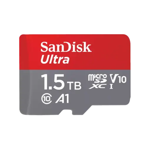 כרטיס זיכרון SanDisk Ultra microSD with SD Adapter 1.5TB