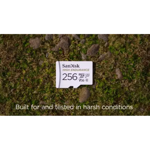 כרטיס זיכרון SanDisk High Endurance microSD בנפח 64GB
