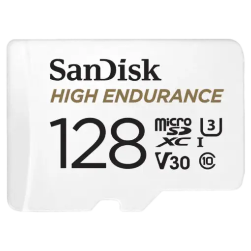 כרטיס זיכרון SanDisk High Endurance microSD בנפח 128GB