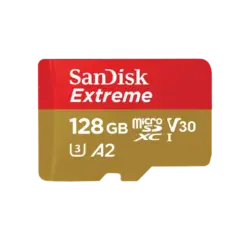 כרטיס זיכרון S.D EX MICRO 4K 190S מבית SANDISK בנפח 128GB