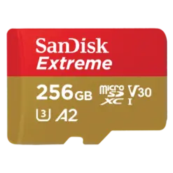 כרטיס זיכרון בנפח 256GB S.D EX MICRO 4K 190S מבית SANDISK