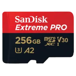 כרטיס זיכרון בנפח 256GB MICRO S.D EX 4K 200S מבית SANDISK