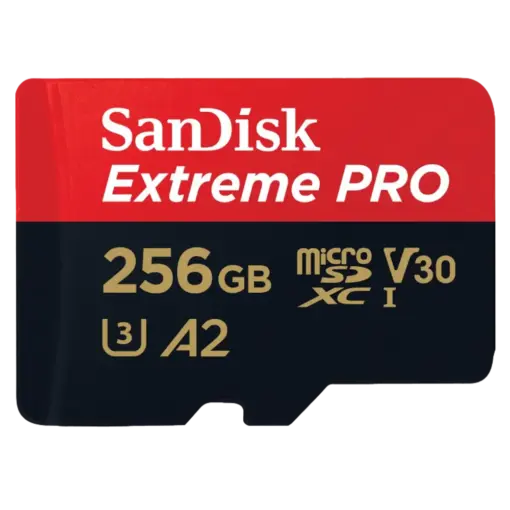 כרטיס זיכרון בנפח 256GB MICRO S.D EX 4K 200S מבית SANDISK