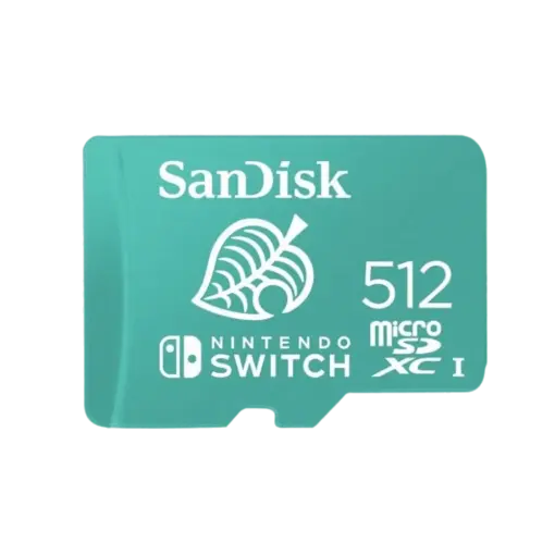 כרטיס זיכרון 512GB microSDXC ל-Nintendo Switch מבית SanDisk