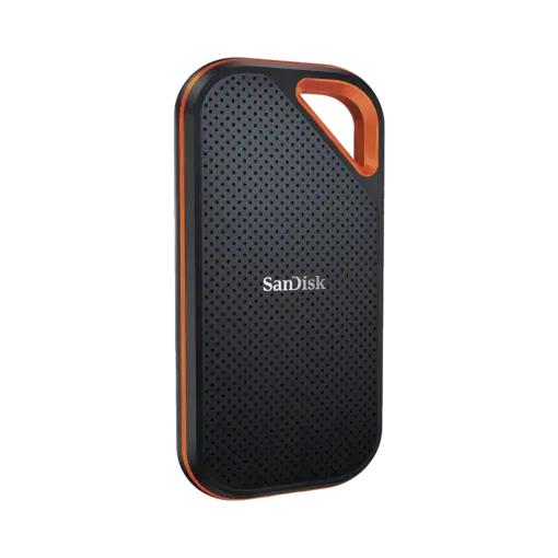 כונן חיצוני SanDisk Extreme Portable SSD 2TB בעל מהירות העברה של עד 1050MB s