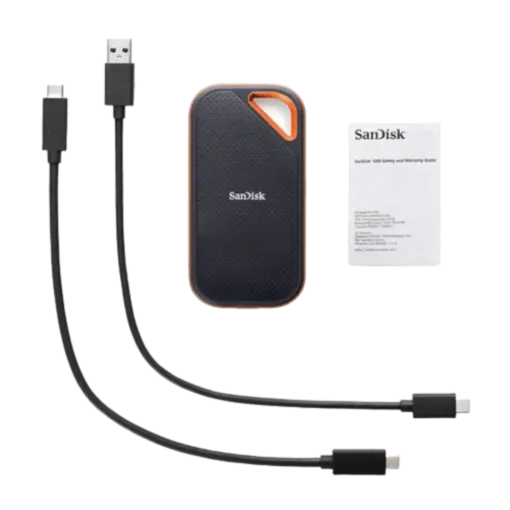 כונן SSD חיצוני בנפח 1TB מסדרת SanDisk Extreme Pro E81