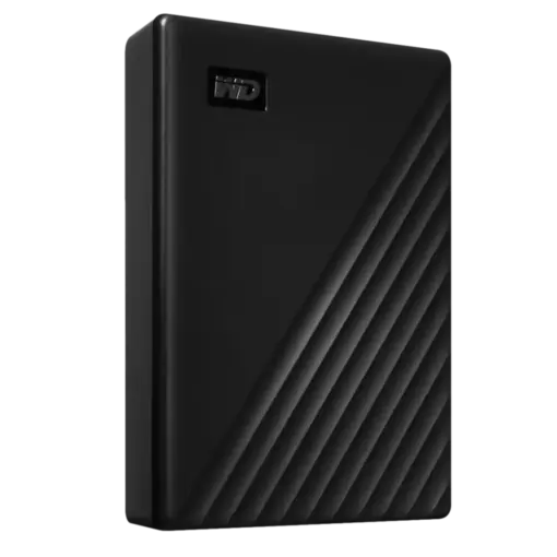 כונן My Passport 6TB מבית WD בצבע שחור