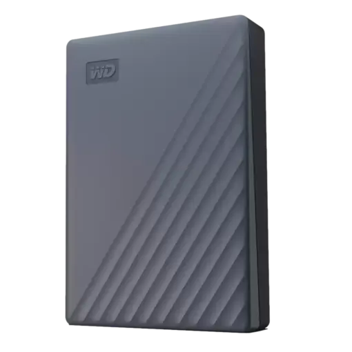 כונן 5TB My Passport מבית WD עובד עם USB-C™