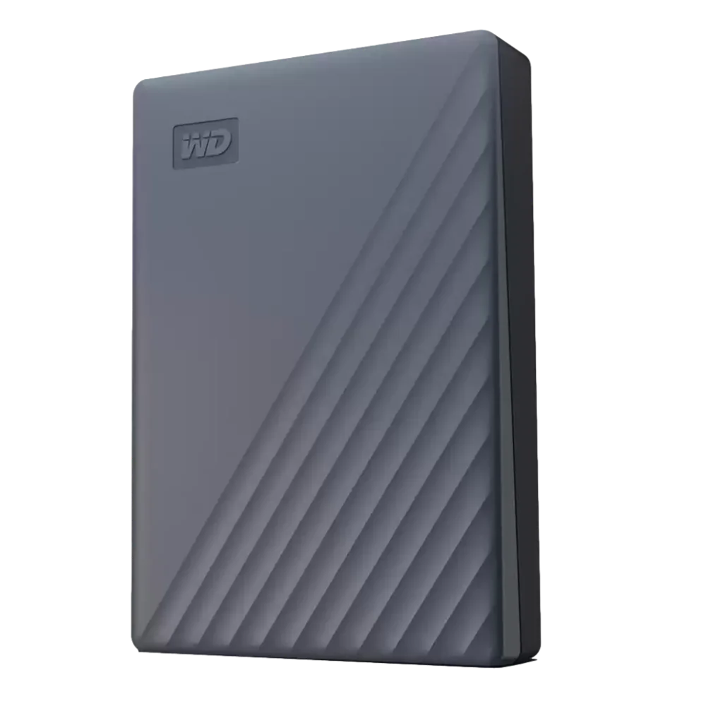 כונן 5TB My Passport מבית WD עובד עם USB-C™