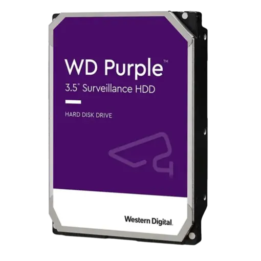 כונן קשיח WD Purple 6TB לאחסון וידאו 3.5 אינץ' באחריות יבואן רשמי