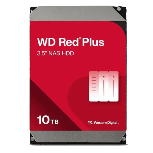 WD Red Plus WD100EFGX – כונן קשיח 10TB NAS