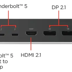 Alternative view of LENOVO Thunderbolt 5 Smart Dock 7500 | 3Y