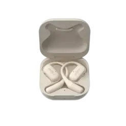 Alternative view of אוזניות Shokz OpenFit Open-Ear אלחוטיות בז' עם סוללה 28 שעות IP54 באחריות יבואן רשמי