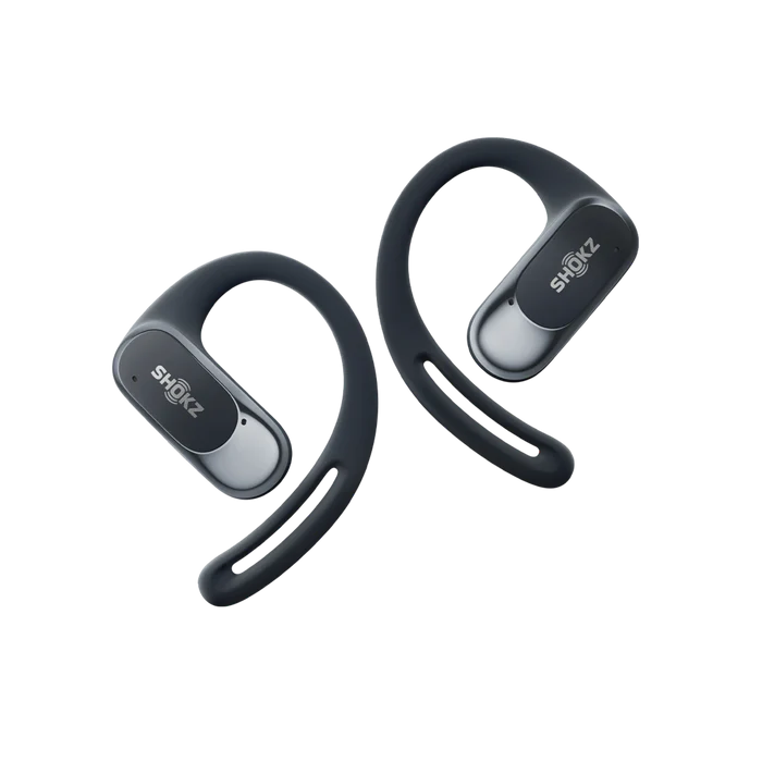 אוזניות Shokz OpenFit Air שחור אלחוטי 8.7 גרם עד 28 שעות סוללה IP54 באחריות יבואן רשמי
