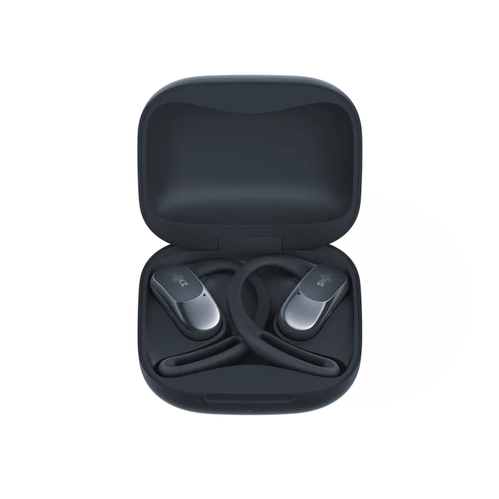אוזניות Shokz OpenFit Air שחור אלחוטי 8.7 גרם עד 28 שעות סוללה IP54 באחריות יבואן רשמי – תמונה 4