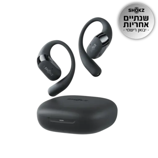 אוזניות אלחוטיות +Shokz OPENFIT 2 שחור