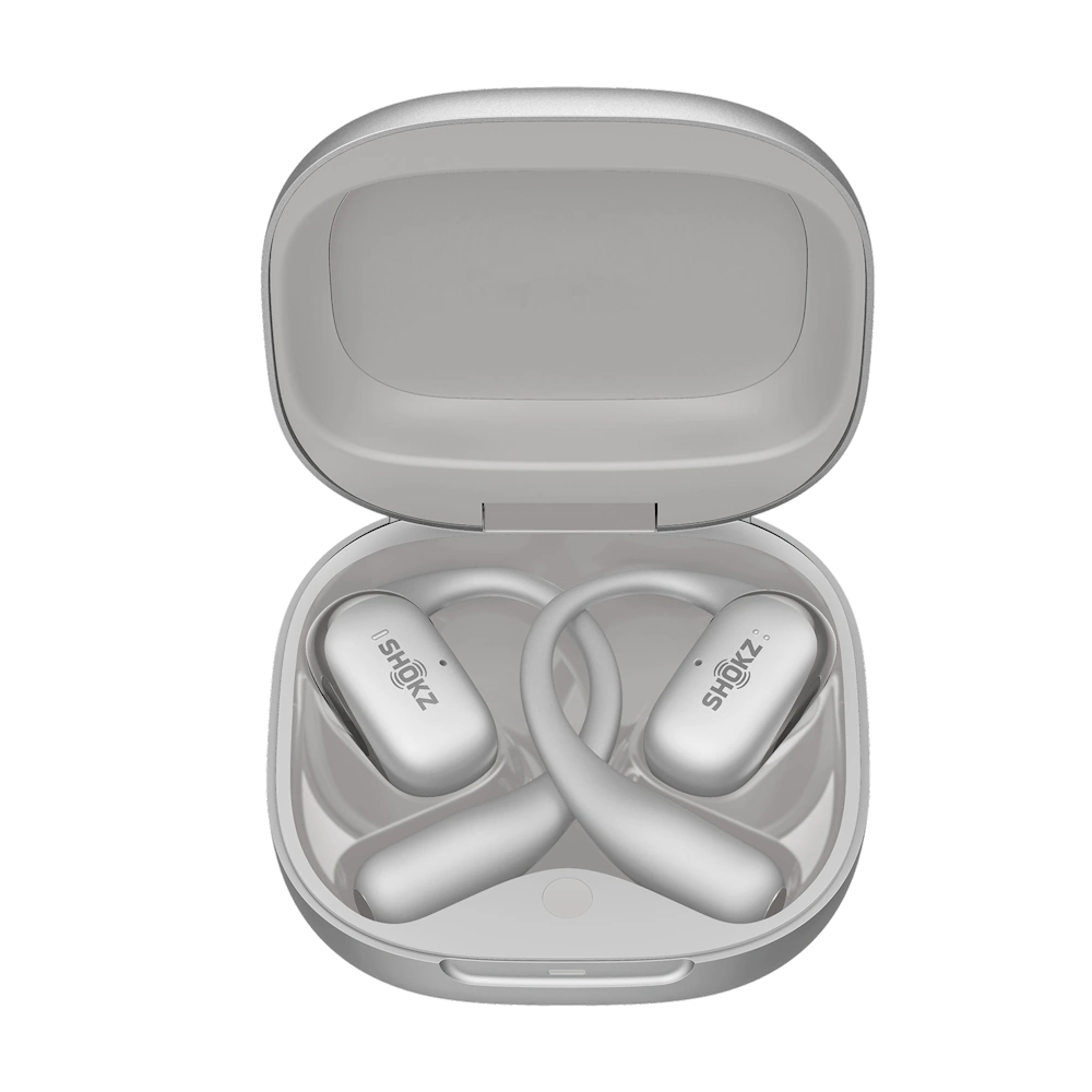 אוזניות אלחוטיות +Shokz OPENFIT 2 אפור – תמונה 3