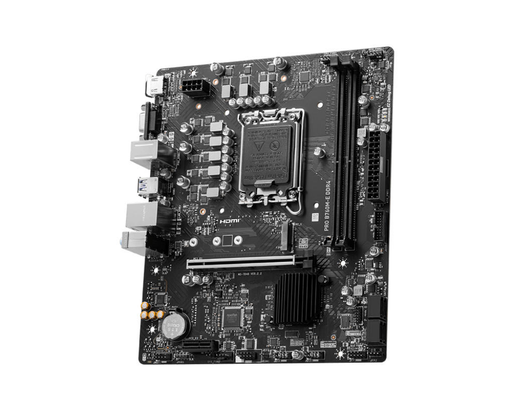 לוח אם MSI PRO B760M-E DDR4 Intel 12/13 Gen LGA1700 64GB DDR4 4x USB 3.2 4x SATA III באחריות יבואן רשמי – תמונה 9