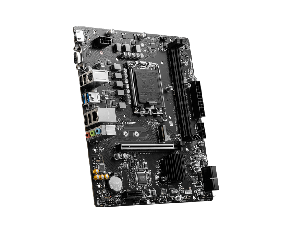 לוח אם MSI PRO B760M-E DDR4 Intel 12/13 Gen LGA1700 64GB DDR4 4x USB 3.2 4x SATA III באחריות יבואן רשמי – תמונה 5