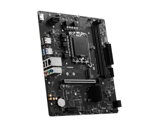 לוח אם MSI PRO H610M-S DDR4 LGA1700 12/13 Gen Intel Dual Channel 64GB 2xDDR4 באחריות יבואן רשמי