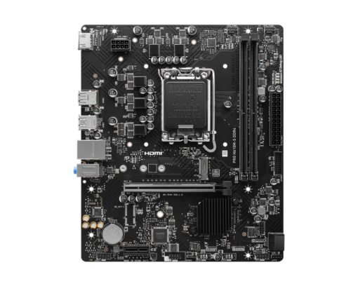 לוח אם MSI PRO H610M-S DDR4 LGA1700 12/13 Gen Intel Dual Channel 64GB 2xDDR4 באחריות יבואן רשמי