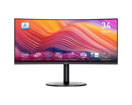 מסך מחשב עסקי קעור 34 MSI Modern MD342CQP