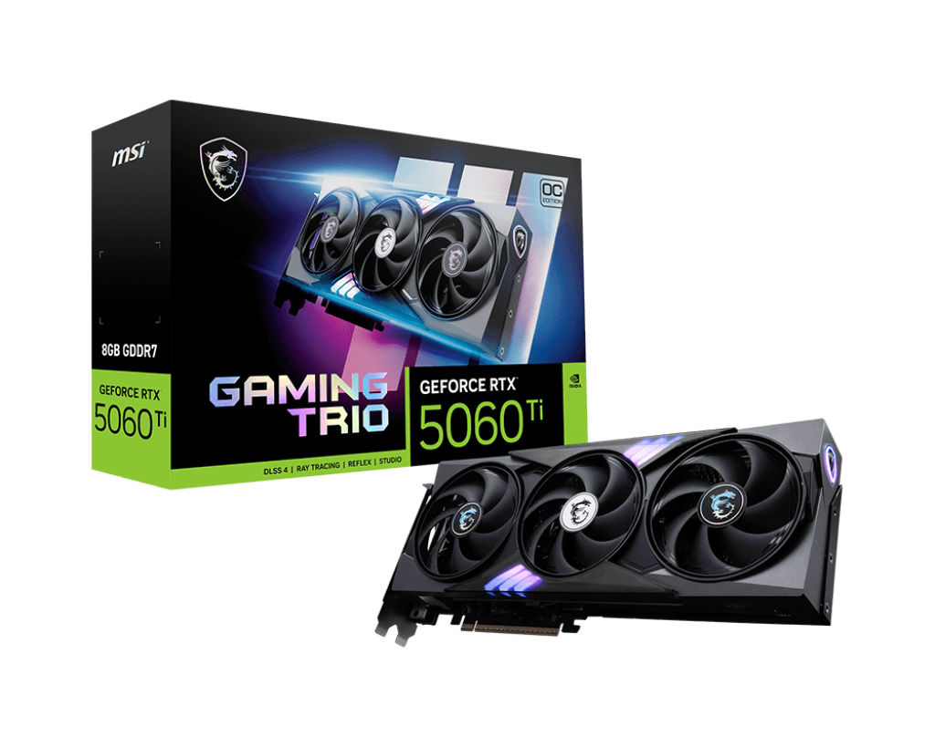כרטיס מסך MSI RTX 5060 Ti 8G GAMING TRIO OC – תמונה 3