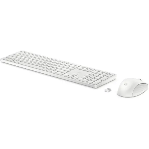 סט מקלדת ועכבר HP 650 WLS KB MSE Combo WHT