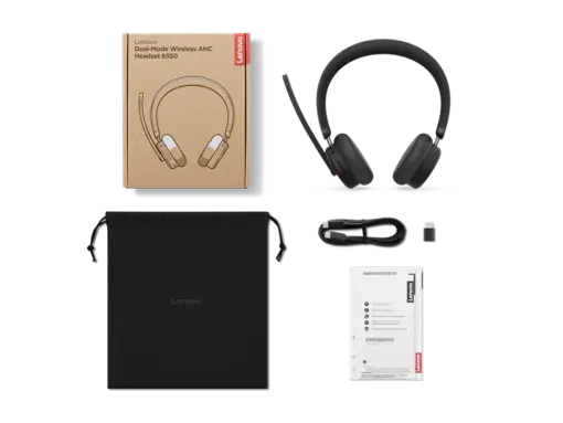 Lenovo Dual-Mode Wireless ANC Headset 6550 |3YR