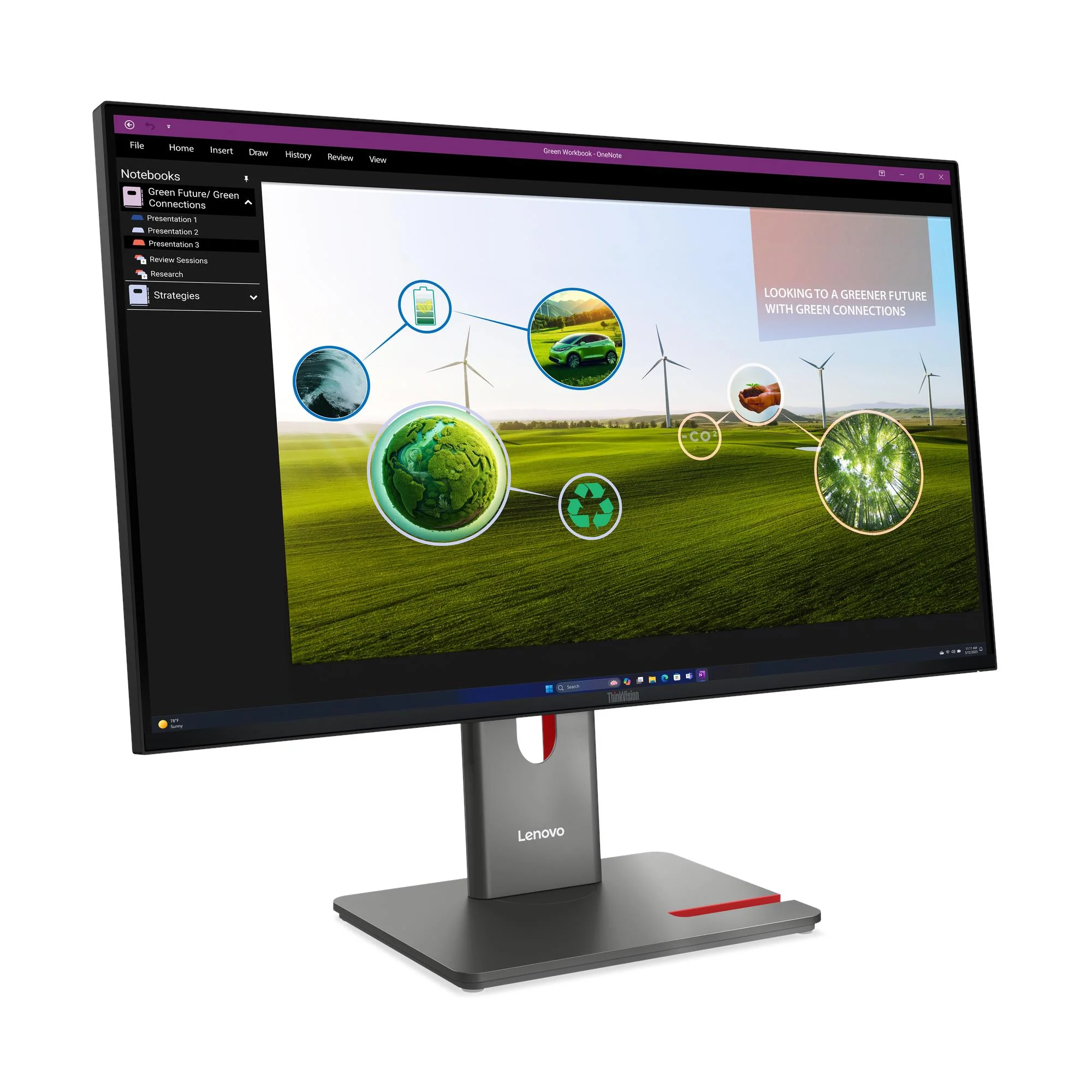 LENOVO ThinkVision P27Q-40 | 3Y – תמונה 2