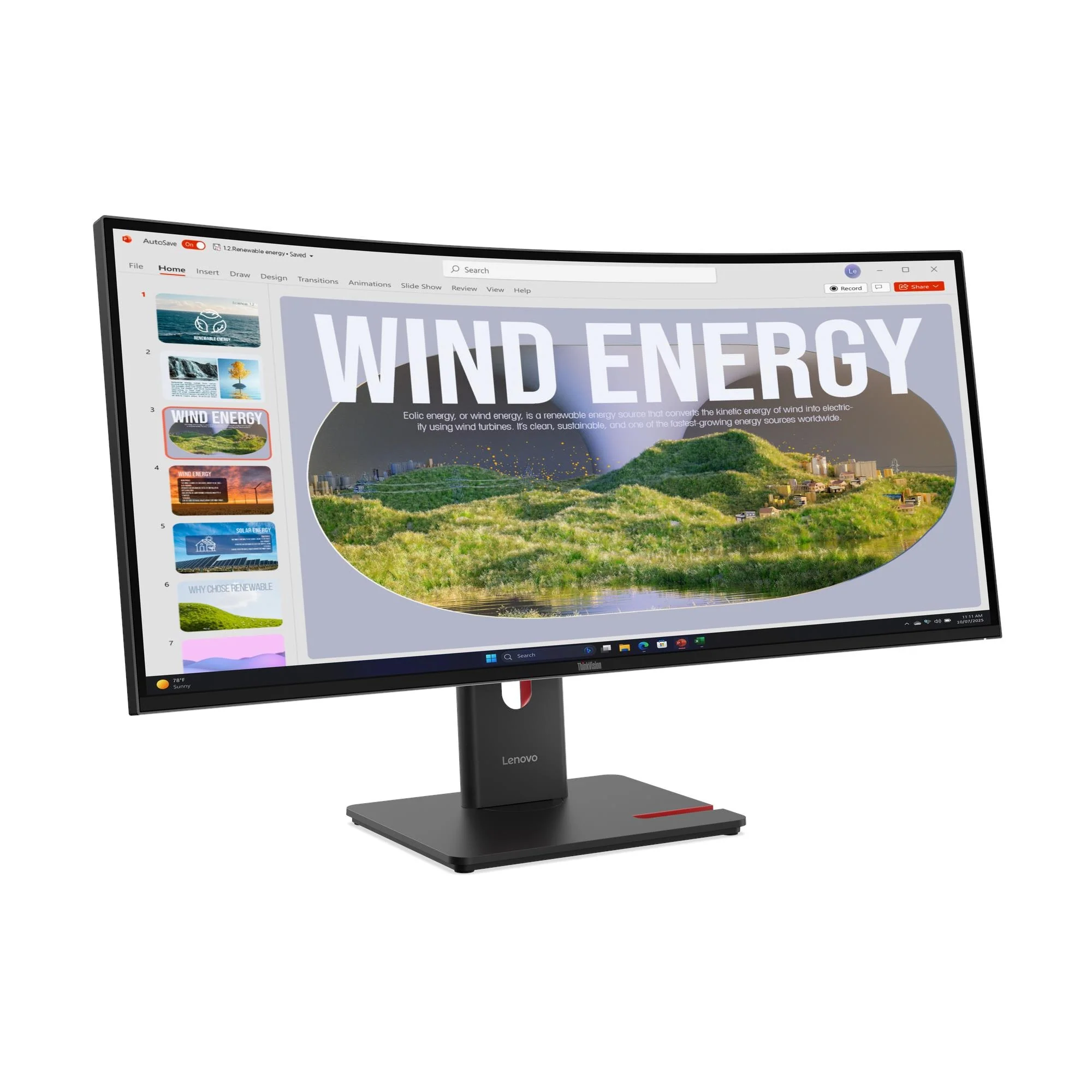 LENOVO ThinkVision P34WD-40 | 3Y – תמונה 5