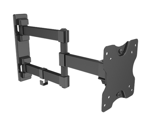 זרוע דו מפרקית מאלומיניום VESA 100 75 up to 27 and 15kg