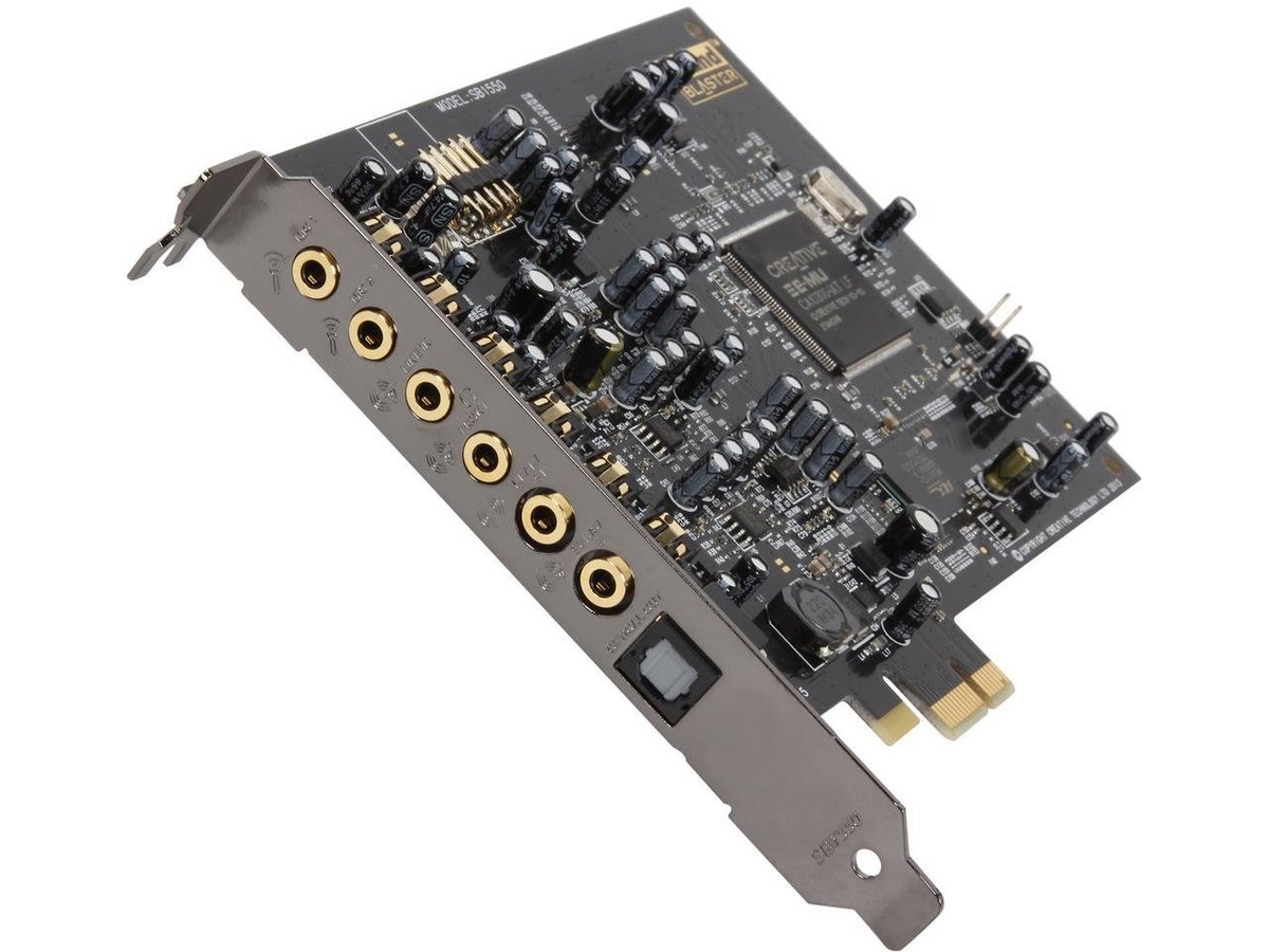 כרטיס קול פנימי Creative Sound Blaster Audigy Rx – 7.1 ערוצים, PCIe, 24-bit/192kHz