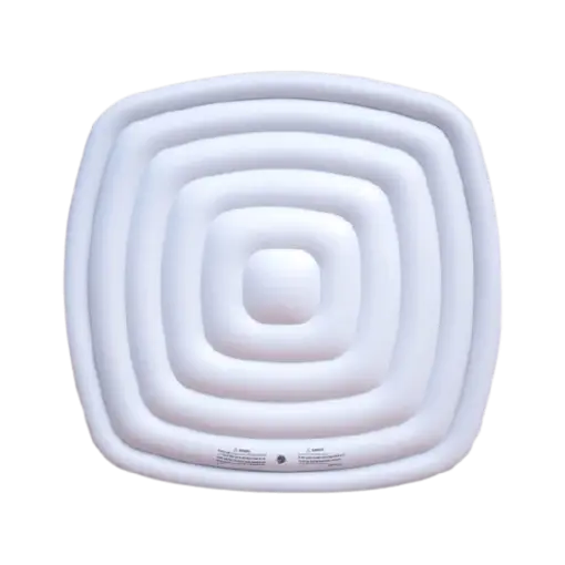 כיסוי מתנפח לג'קוזי MSPA מרובע 4 אנשים 118X118 ס"מ לבן באחריות יבואן רשמי