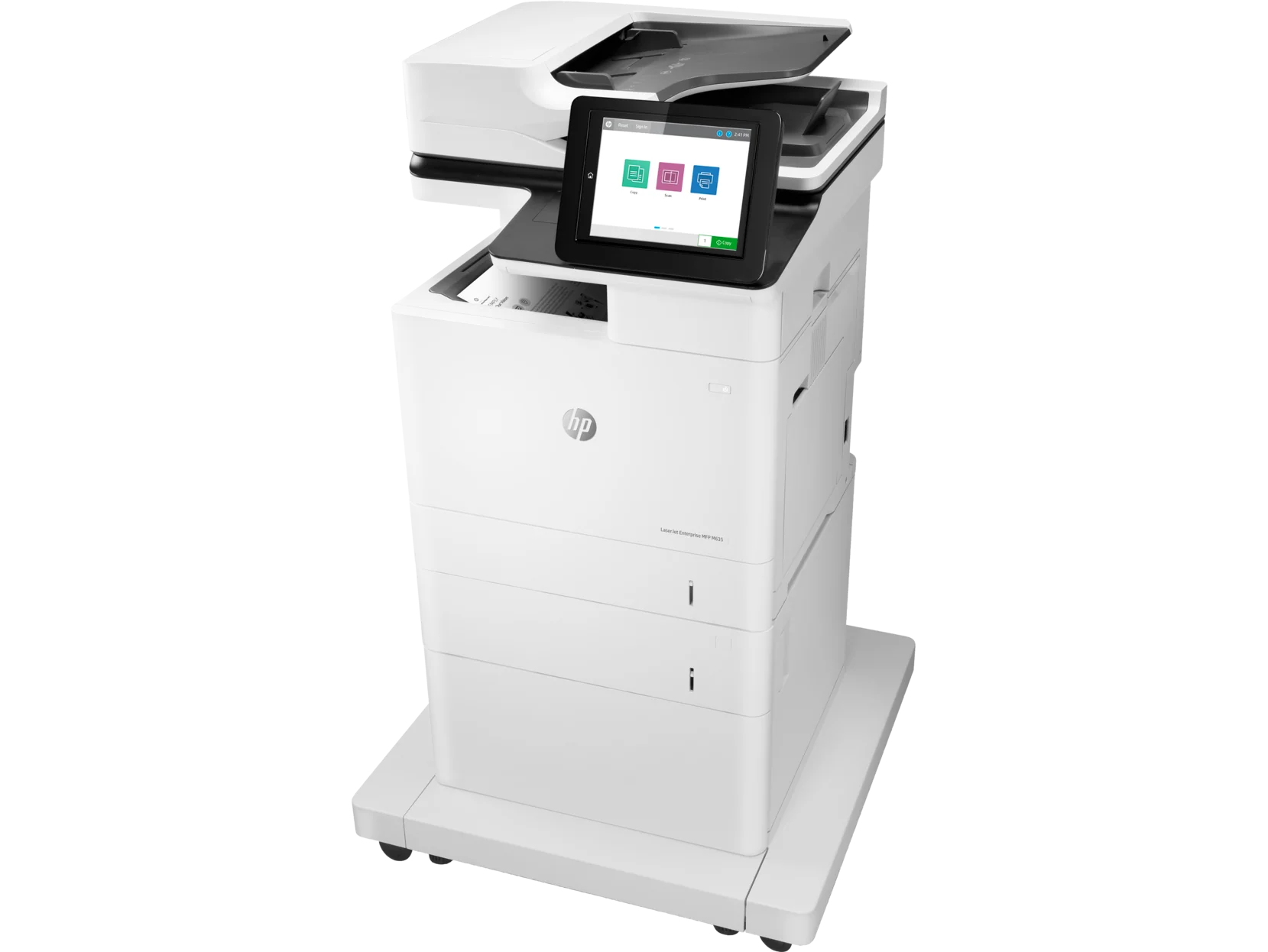 מדפסת HP ליזרג'ט Ent MFP M635fht