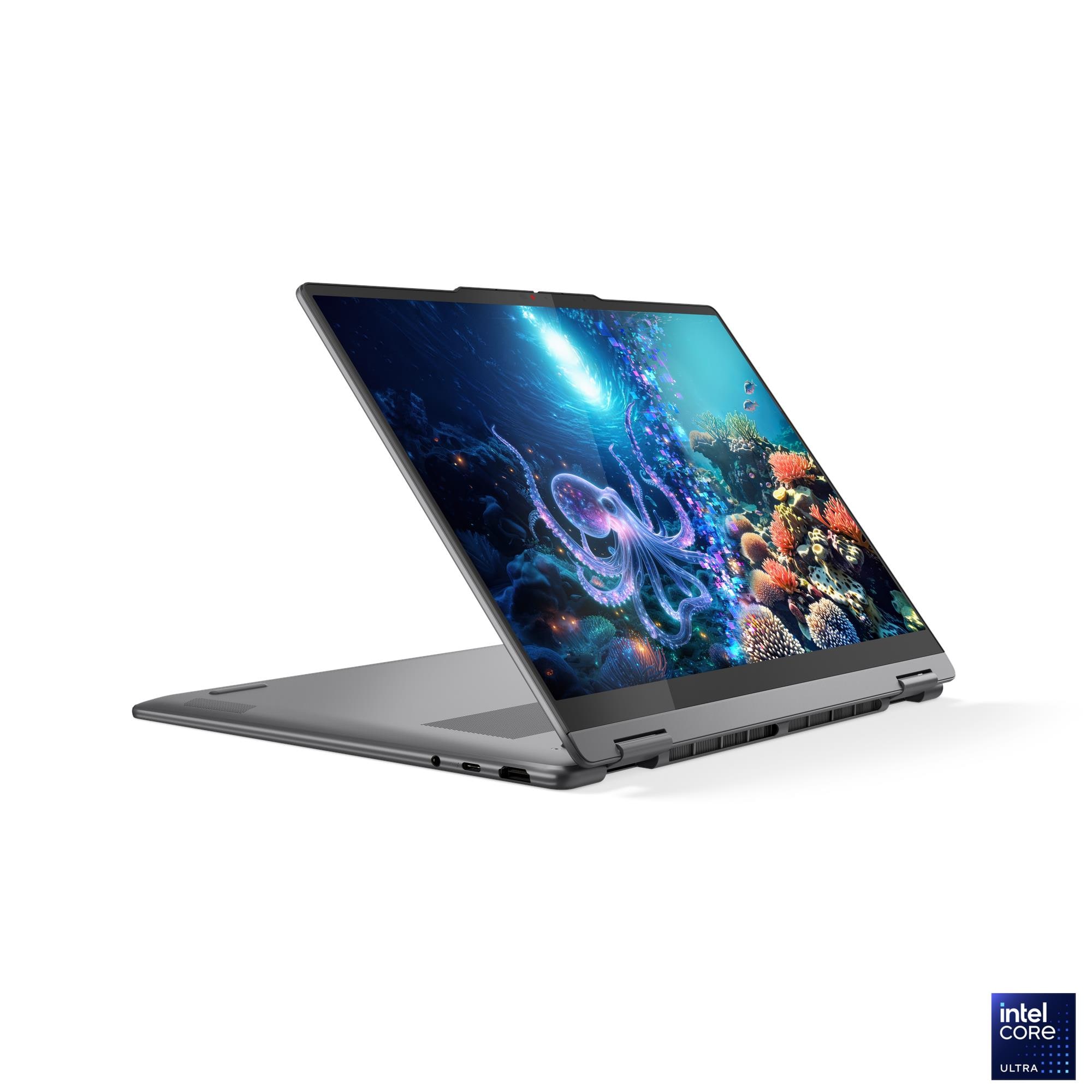מחשב נייד Lenovo Yoga 7 2-in-1 14 אינץ Intel Core Ultra 7 32GB 1TB OLED מסך מגע 120Hz באחריות יבואן רשמי – תמונה 3