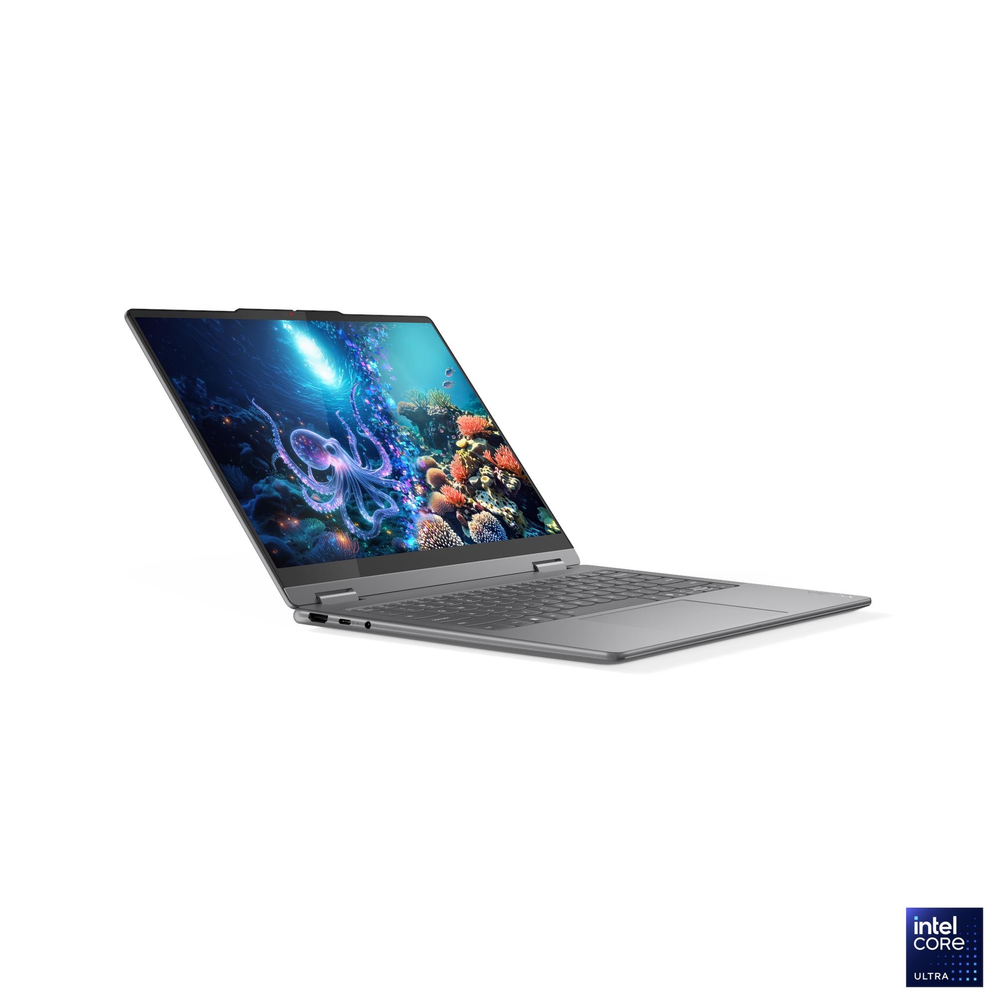 מחשב נייד Lenovo Yoga 7 2-in-1 14 אינץ Intel Core Ultra 7 32GB 1TB OLED מסך מגע 120Hz באחריות יבואן רשמי – תמונה 4