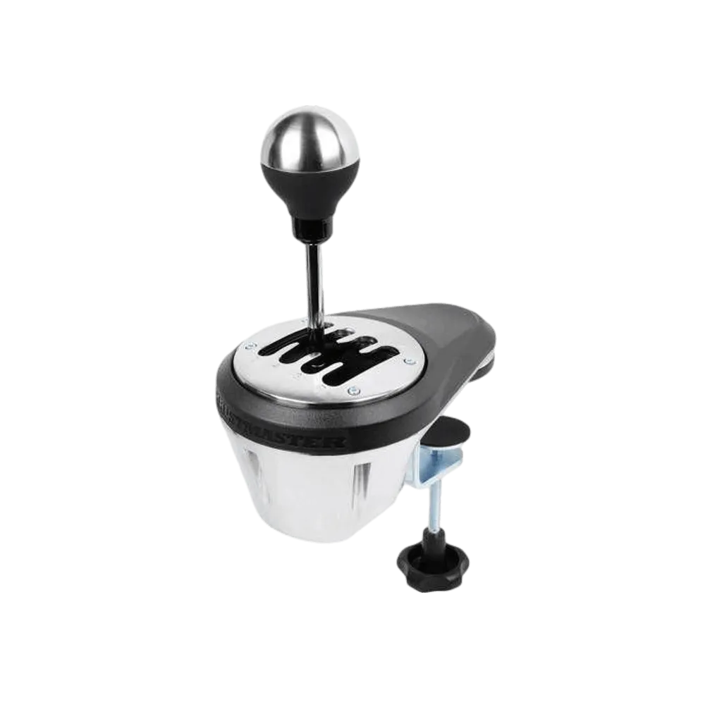 מוט הילוכים Thrustmaster TH8A – מנגנון פנימי מתכת מלא – 7+1 הילוכים בדפוס H או רצף – טכנולוגיית AccuRate HallEffect – גובה 13 ס"מ – אחריות שנה