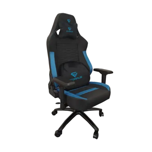 מושב גיימינג שחור כחול SCORPIUS PROFESSIONAL