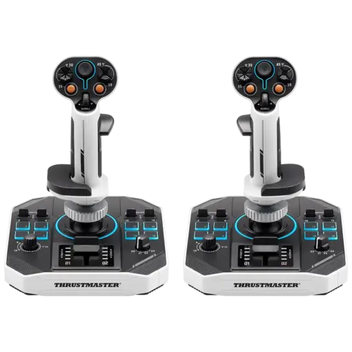 זוג בקרי טיסה Thrustmaster Sol-R 2 HOSAS Space Sim Duo – שחור RGB
