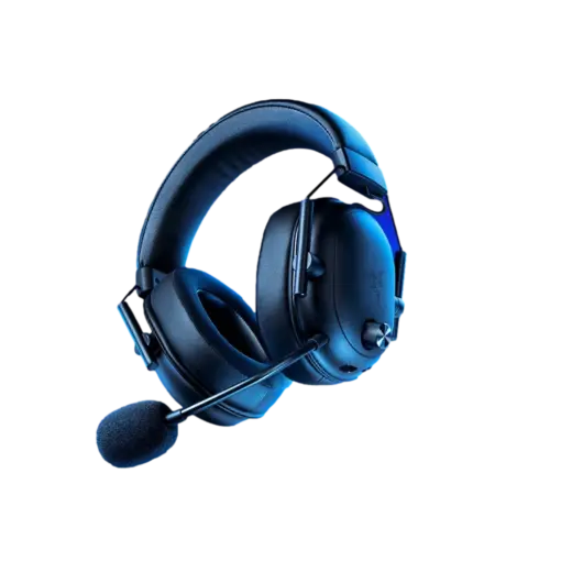 אוזניות גיימינג אלחוטיות Razer BlackShark V2 HyperSpeed – דרייברים TriForce Titanium 50 מ"מ – משקל 280 גרם