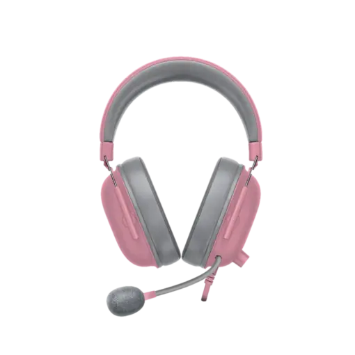 אוזניות גיימינג Razer BlackShark V2 X – דרייברים TriForce 50 מ"מ – מיקרופון HyperClear – חיבור 3.5 מ"מ – ורוד